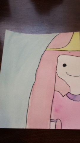 Princess Bubblegum's three different shades of pink didn't turn out exactly right, but whatevs