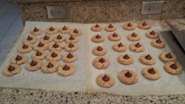 Baking cookies!