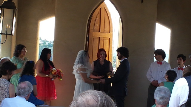 I know my mom wanted to see pictures of the ceremony