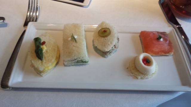 Sandwich course from tea at the Umstead!
