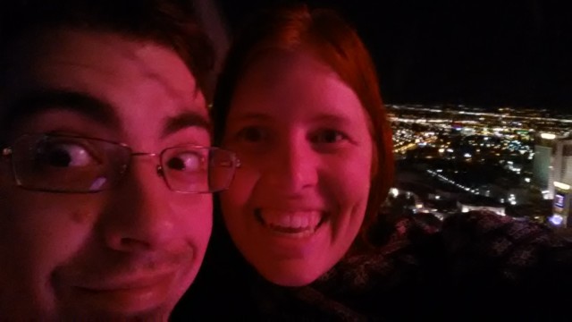 550ft above Las Vegas!