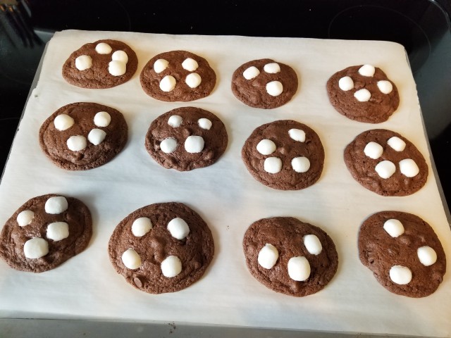 Hot cocoa cookies!