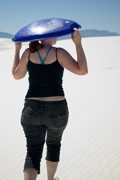 Lost in the hot wasteland of White Sands