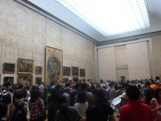 The room containing the Mona Lisa, which is the little square on the right wall.