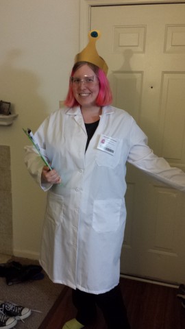 Princess Bubblegum in science mode!!