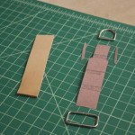 Strap keeper with pattern