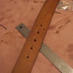 belt holes punched
